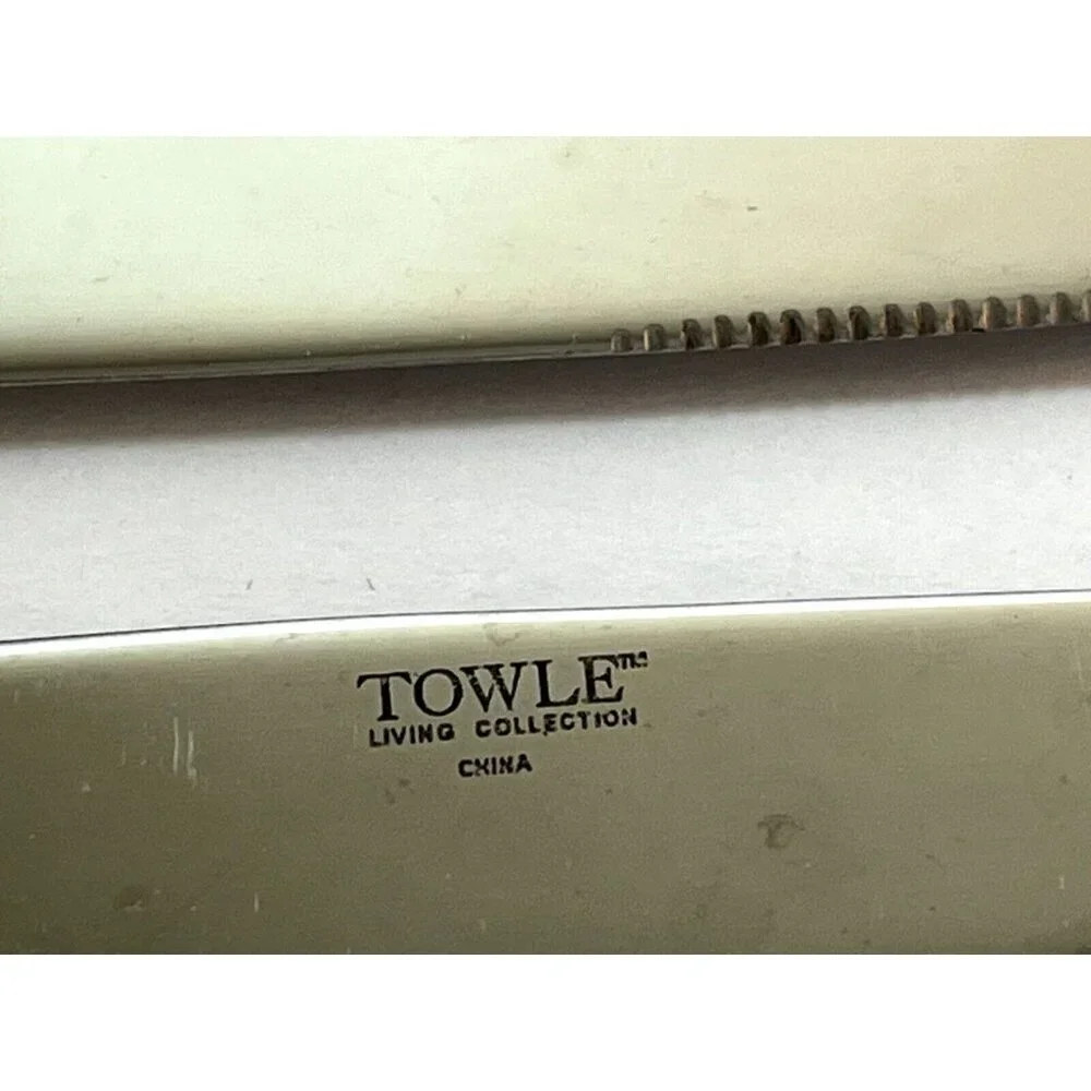 PARADISE by Towle Living Collection Stainless 18/0 Dinner Knife Knives Lot of 6